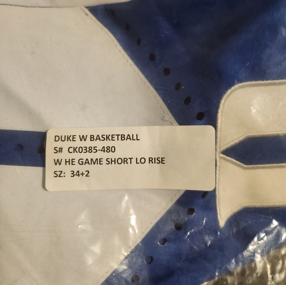 PLAYER ISSUED Official Duke University Nike Elite Women's Basketball Shorts - Picture 1 of 4